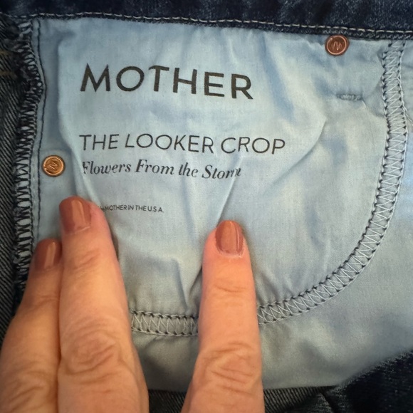 MOTHER Dark Blue Women's Jeans - Picture 5 of 6